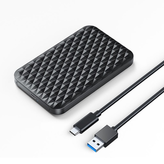 Orico 2520C3-V1 2.5&amp;quot; HDD/SSD USB-C 5Gb/s Disk Drive - Black