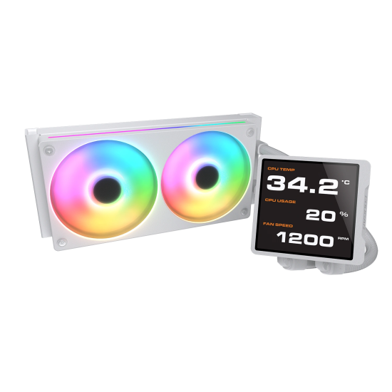 Cougar Poseidon Vistek Pro 240 ARGB White Cougar Poseidon Vistek Pro 240 ARGB White