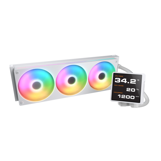 Cougar Poseidon Vistek Pro 360 ARGB White Cougar Poseidon Vistek Pro 360 ARGB White