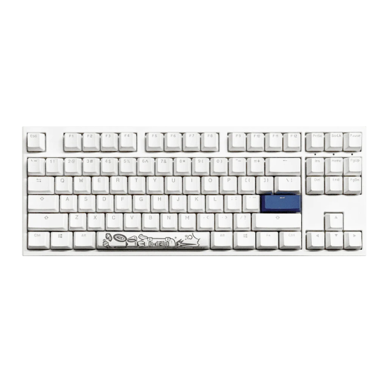 Ducky One 3 PURE WHITE (US) TKL Cherry BROWN Switch RGB LED