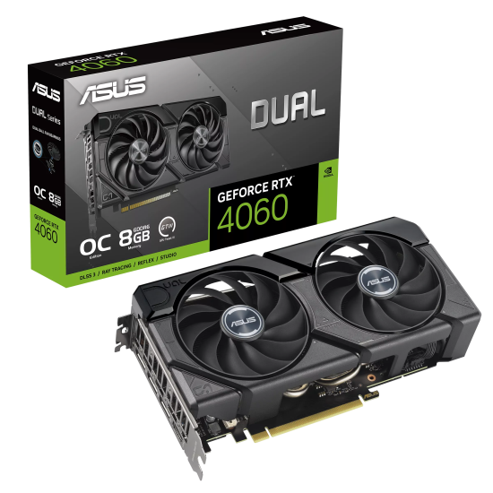ASUS Dual GeForce RTX 4060 EVO OC Edition 8GB ASUS Dual GeForce RTX 4060 EVO OC Edition 8GB