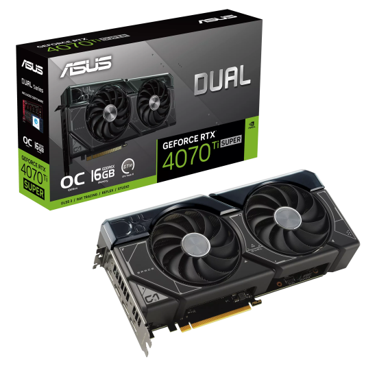 Asus GeForce RTX 4070 Ti Super 16GB DUAL OC Asus GeForce RTX 4070 Ti Super 16GB DUAL OC
