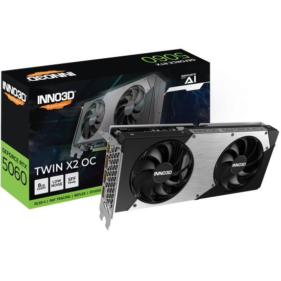INNO3D GeForce RTX 5060 8GB GDDR7 Twin X2 OC INNO3D GeForce RTX 5060 8GB GDDR7 Twin X2 OC