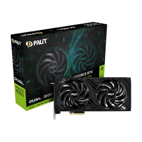 Palit RTX4060 DUAL 8GB GDDR6 HDMI 3xDP