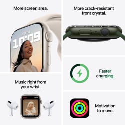 Apple Watch Series 7 45mm Cell Starlight 