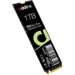 ADDLINK 1TB S93 M.2 2280 PCIe GEN4X4 NVMe 1.4 ( Upto R:7200 ,W:6100)
