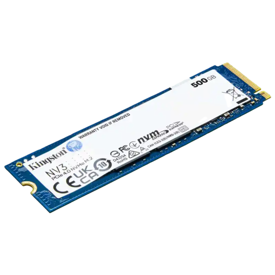 KINGSTON NV3 M.2 2280 500 GB NVME GEN4 KINGSTON NV3 M.2 2280 500 GB NVME GEN4