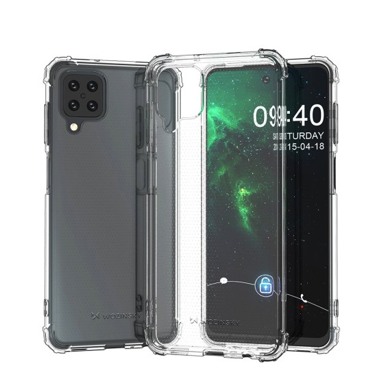 Wozinsky Anti Shock Armored Case for Samsung Galaxy A12 / Galaxy M12 transparent Wozinsky Anti Shock Armored Case for Samsung Galaxy A12 / Galaxy M12 transparent