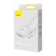 Baseus Lite Series HDMI to VGA adapter white (WKQX010002)