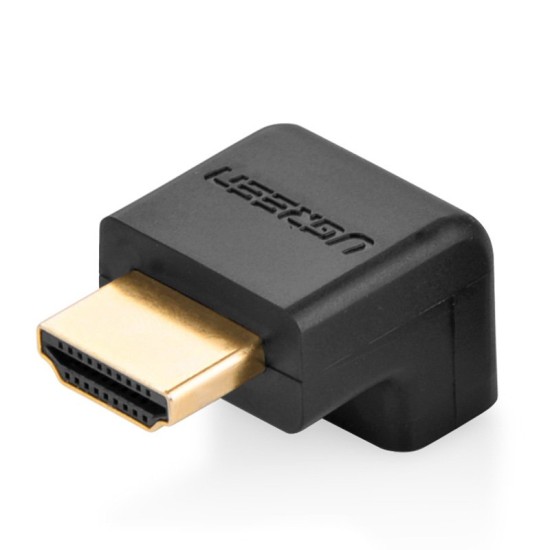 Ugreen adapter right angle connector HDMI bottom black (20109) Ugreen adapter right angle connector HDMI bottom black (20109)