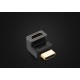 Ugreen adapter right angle connector HDMI bottom black (20109) Ugreen adapter right angle connector HDMI bottom black (20109)