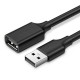 Ugreen cable adapter USB (female) - USB (male) 2m black (10316) Ugreen cable adapter USB (female) - USB (male) 2m black (10316)