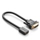 Ugreen cable adapter cable DVI (male) - HDMI (female) 0.15m black (20118) Ugreen cable adapter cable DVI (male) - HDMI (female) 0.15m black (20118)