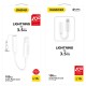 Dudao audio adapter headphone adapter from Lightning to 3.5 mm mini jack white (L16i white) Dudao audio adapter headphone adapter from Lightning to 3.5 mm mini jack white (L16i white)