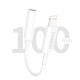 Dudao audio adapter headphone adapter from Lightning to 3.5 mm mini jack white (L16i white) Dudao audio adapter headphone adapter from Lightning to 3.5 mm mini jack white (L16i white)