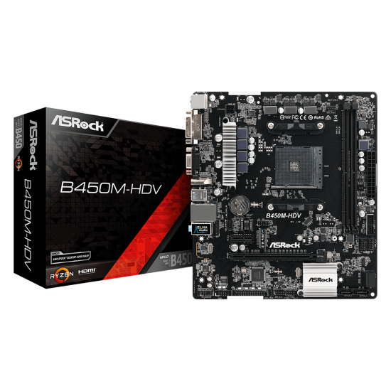 ASROCK B450M HDV