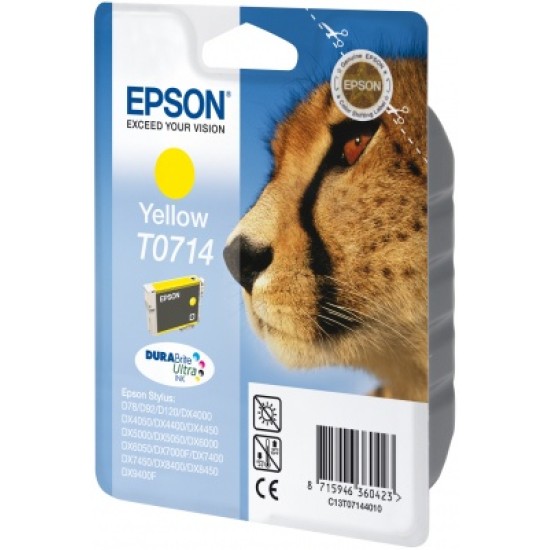 EPSON INK CARTRIDGE T0714 YELLOW