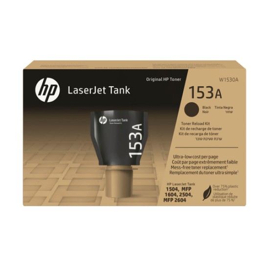 HP 153A Black Original LaserJet Tank Toner Reload Kit HP 153A Black Original LaserJet Tank Toner Reload Kit