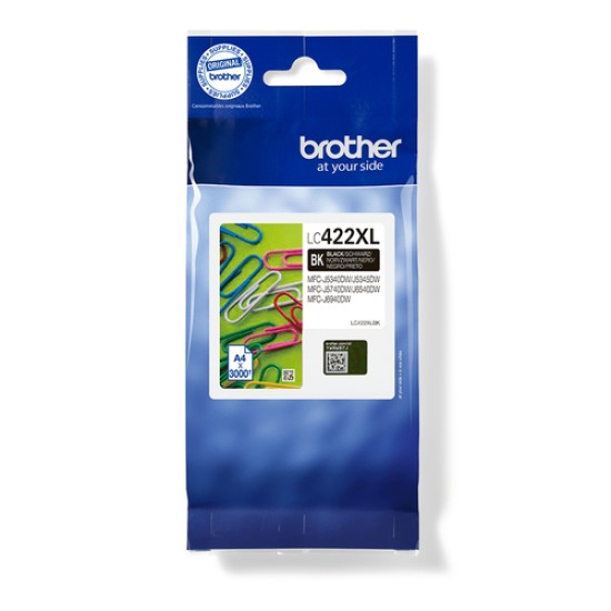 BROTHER Ink Cartridge LC422XL BLACK BROTHER Ink Cartridge LC422XL BLACK