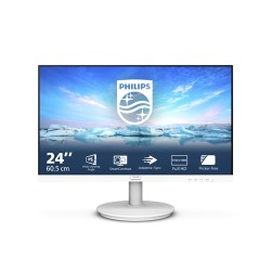 Philips V Line 241V8AW/00 computer monitor 60.5 cm (23.8\") 1920 x 1080 pixels Full HD LCD White