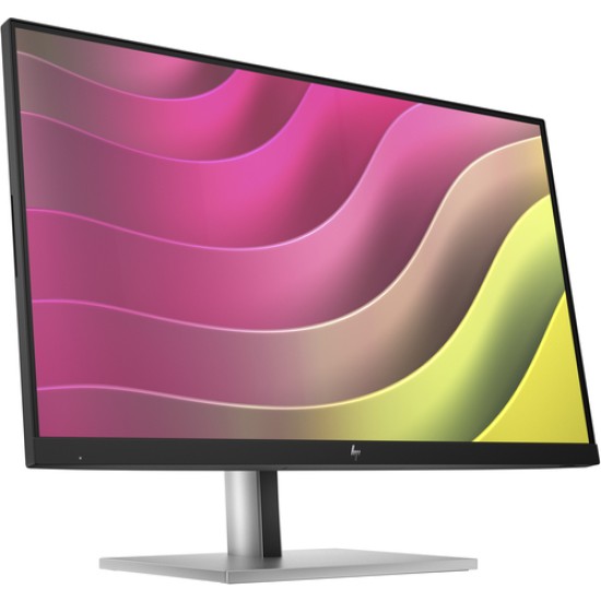 HP MONITOR 23.8, E24t G5 BUSINESS, E, IPS, FHD 1920 X 1080 TOUCH, 5MS, 300 NITS, ANTIGLARE, EYE EASE, HEIGHT ADJUSTABLE, PIVOT, SWIVEL, TILT, 4 X USB TYPE-A, USB TYPE-B, HDMI, DISPLAY PORT, 3YW, BLACK/SILVER