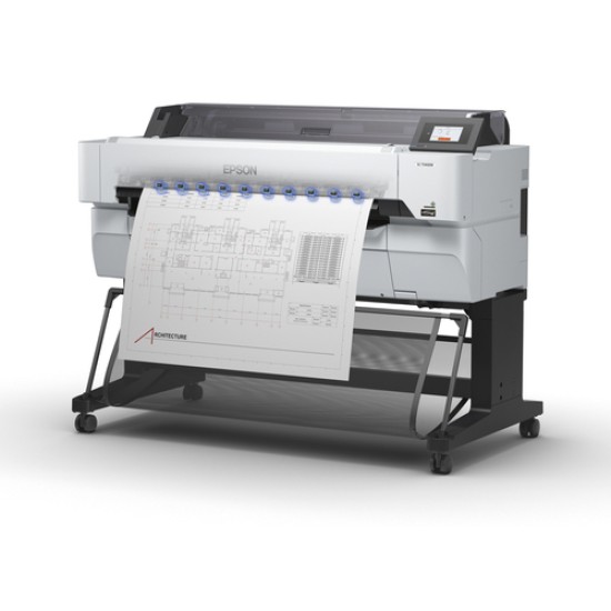 EPSON PLOTTER 36 SURECOLOR SC-T5400M A0 MFP, WITH STAND, 22 SEC/PAGE ON A1, 2400X1200 DPI, 1 GB RAM, CUTTER, ROLL PAPER, 4 INKS, AIR PRINT, USB, LAN, WIFI, WIFI DIRECT, 2YW
