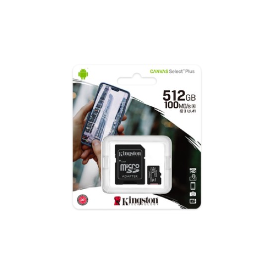 KINGSTON MSDHC CL10 512GB CANVAS SELECT PLUS SDCS2/512GB KINGSTON MSDHC CL10 512GB CANVAS SELECT PLUS SDCS2/512GB
