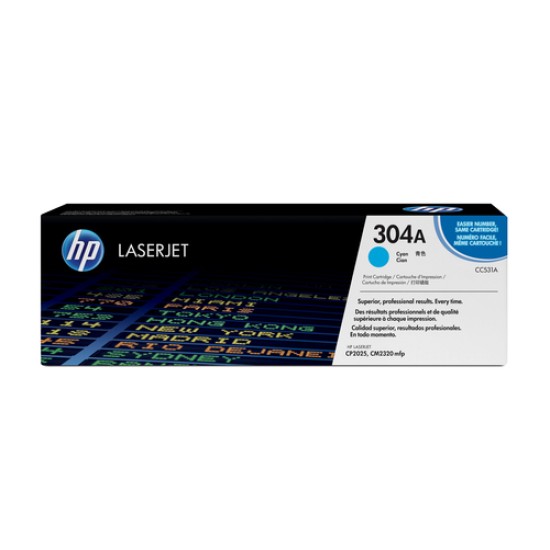 HP 304A Cyan Original LaserJet Toner Cartridge HP 304A Cyan Original LaserJet Toner Cartridge
