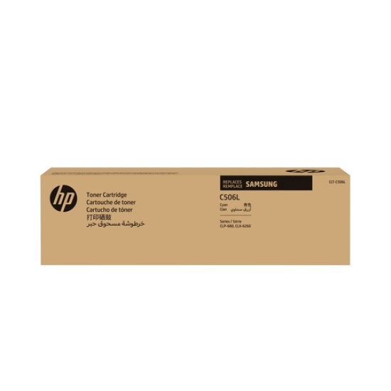 Samsung CLT-C506L High-Yield Cyan Original Toner Cartridge Samsung CLT-C506L High-Yield Cyan Original Toner Cartridge