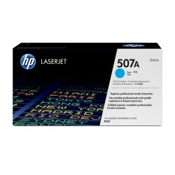 HP 507A Cyan Original LaserJet Toner Cartridge HP 507A Cyan Original LaserJet Toner Cartridge