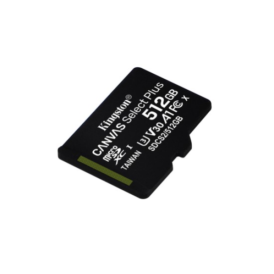 KINGSTON MSDHC CL10 512GB CANVAS SELECT PLUS SDCS2/512GB KINGSTON MSDHC CL10 512GB CANVAS SELECT PLUS SDCS2/512GB