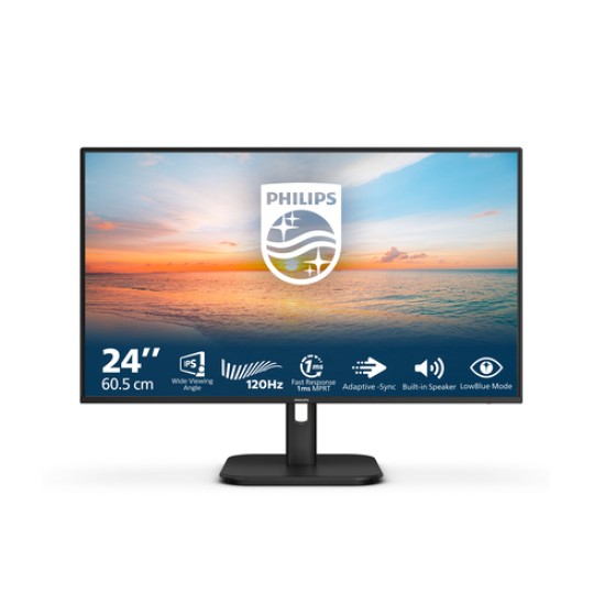 Philips 1000 series 24E1N1200A/00 computer monitor 60.5 cm (23.8\") 1920 x 1080 pixels Full HD LCD Black Philips 1000 series 24E1N1200A/00 computer monitor 60.5 cm (23.8\") 1920 x 1080 pixels Full HD LCD Black
