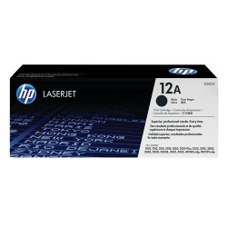 HP 12A Black Original LaserJet Toner Cartridge