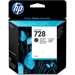 HP Ink Cartridge 728 Matt Black 69ML