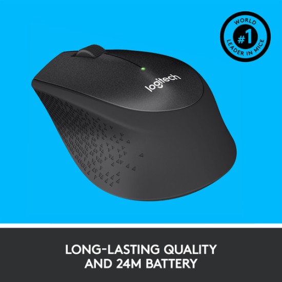 LOGITECH MOUSE WIRELESS SILENT M330 BLACK (910-004909) LOGITECH MOUSE WIRELESS SILENT M330 BLACK (910-004909)