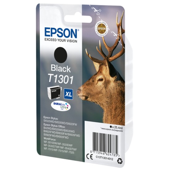 Epson Stag T1301 DURABrite Ultra Single Black Ink