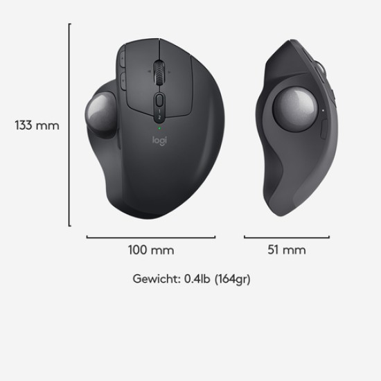 LOGITECH MOUSE MX ERGO BLACK LOGITECH MOUSE MX ERGO BLACK