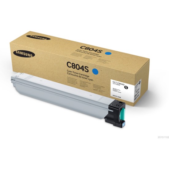 Samsung CLT-C804S Cyan Original Toner Cartridge Samsung CLT-C804S Cyan Original Toner Cartridge