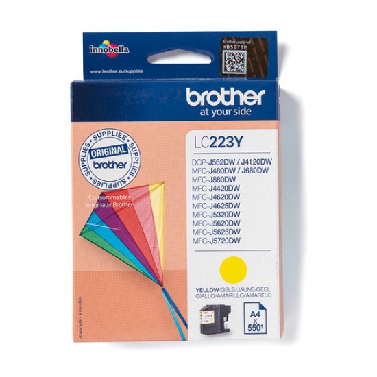 BROTHER Ink Cartridge LC223Y BROTHER Ink Cartridge LC223Y