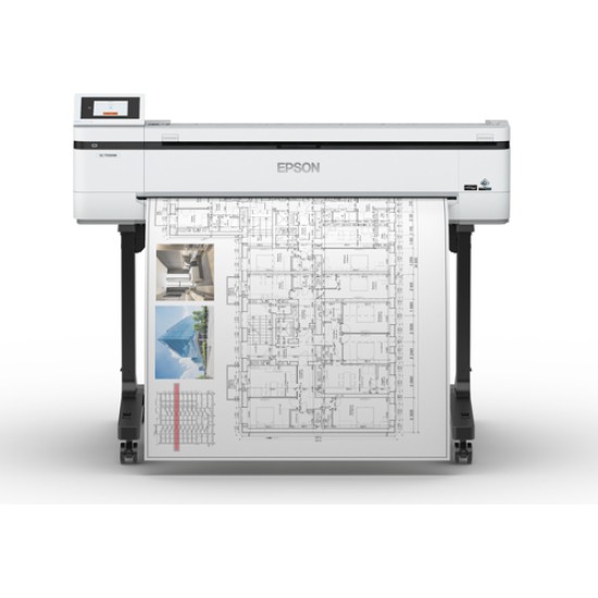 EPSON PLOTTER 36 SURECOLOR SC-T5100M, A0 MFP, WITH STAND, 31 SEC/PAGE ON A1, 2400X1200 DPI, 1 GB RAM, CUTTER, TOUCH SCREEN, 4 INKS, USB, LAN, WIFI, WIFI DIRECT, 2YW