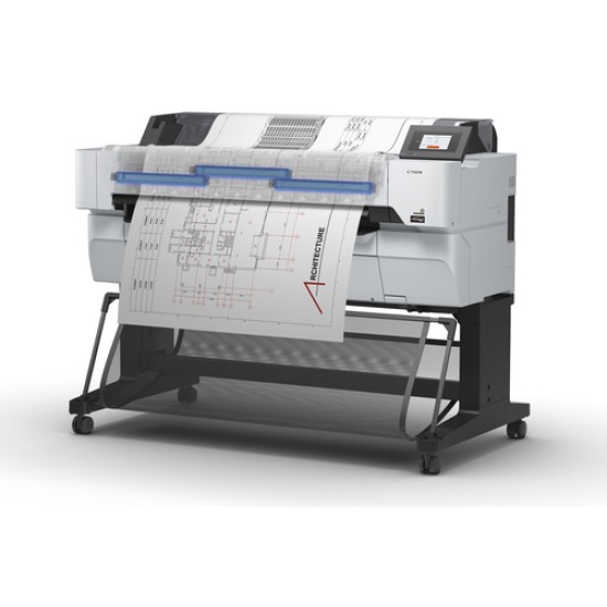 EPSON PLOTTER 36 SURECOLOR SC-T5400M A0 MFP, WITH STAND, 22 SEC/PAGE ON A1, 2400X1200 DPI, 1 GB RAM, CUTTER, ROLL PAPER, 4 INKS, AIR PRINT, USB, LAN, WIFI, WIFI DIRECT, 2YW