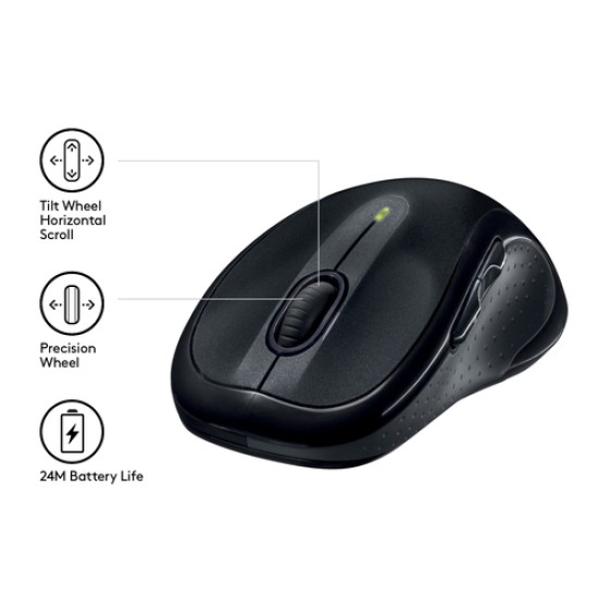 LOGITECH WIRELESS CONTROL PLUS MOUSE BLACK M510 ( 910-001826) LOGITECH WIRELESS CONTROL PLUS MOUSE BLACK M510 ( 910-001826)