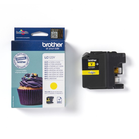 BROTHER Ink Cartridge LC123Y