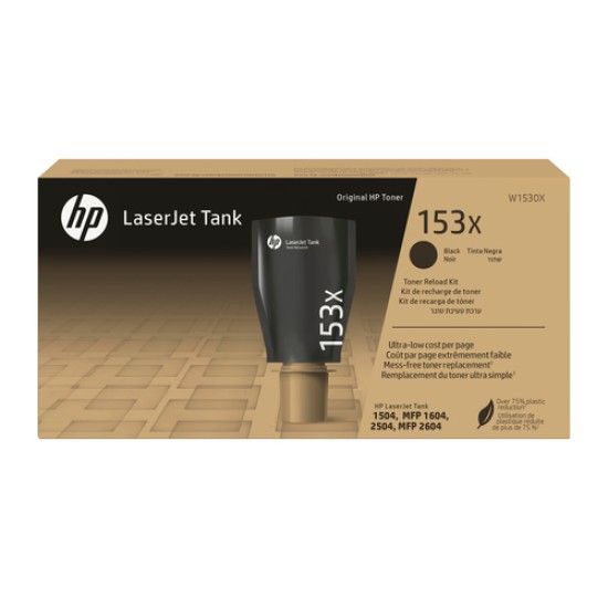 HP 153X Black Original LaserJet Tank Toner Reload Kit HP 153X Black Original LaserJet Tank Toner Reload Kit