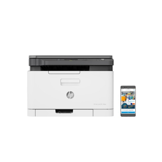 HP Laser 178nw Wireless Multifunction Color Printer, Copier, Scanner; Duplex HP Laser 178nw Wireless Multifunction Color Printer, Copier, Scanner; Duplex