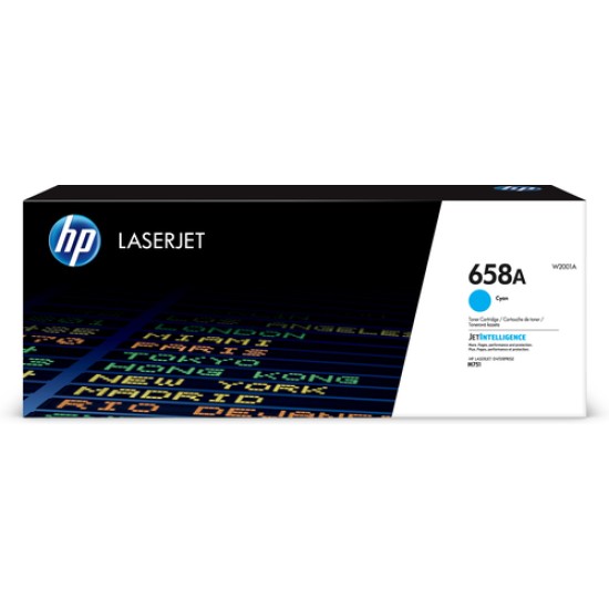 HP 658A Cyan Original LaserJet Toner Cartridge HP 658A Cyan Original LaserJet Toner Cartridge