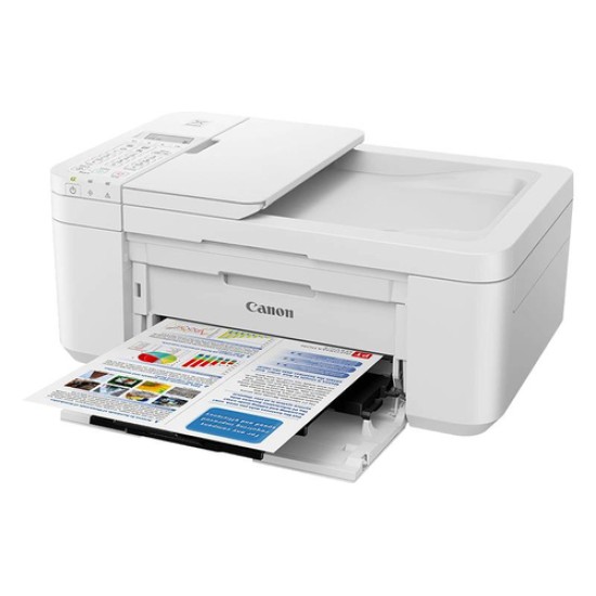 CANON INKJET PRINTER ALL IN ONE + FAX TR4551 WHITE CANON INKJET PRINTER ALL IN ONE + FAX TR4551 WHITE