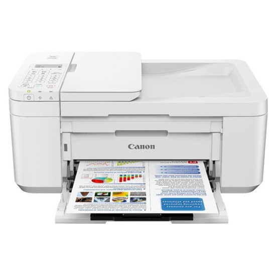 CANON INKJET PRINTER ALL IN ONE + FAX TR4551 WHITE CANON INKJET PRINTER ALL IN ONE + FAX TR4551 WHITE