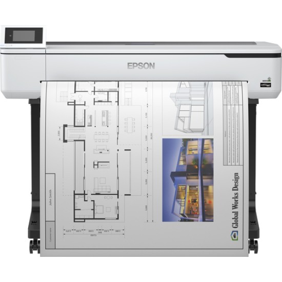 EPSON PLOTTER 36'' SURECOLOR SC-T5100 A0, WITH STAND, 31 SEC/PAGE ON A1, 2400X1200 DPI, 1 GB RAM, CUTTER, TOUCH SCREEN, 4 INKS, USB, LAN, WIFI, WIFI DIRECT, 2YW EPSON PLOTTER 36 SURECOLOR SC-T5100 A0, WITH STAND, 31 SEC/PAGE ON A1, 2400X1200 DPI, 1 GB RAM, CUTTER, TOUCH SCREEN, 4 INKS, USB, LAN, WIFI, WIFI DIRECT, 2YW