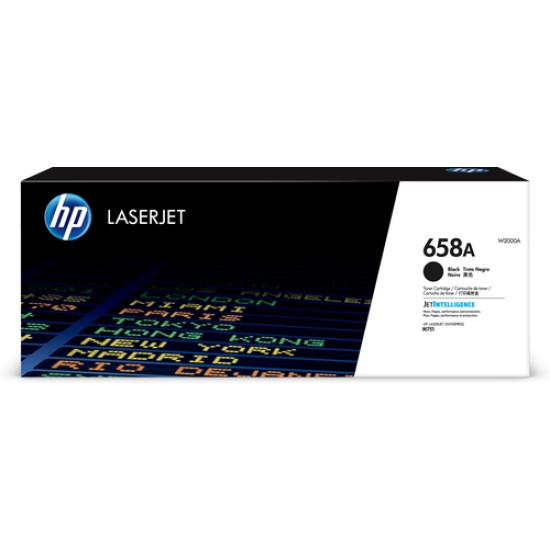 HP 658A Black Original LaserJet Toner Cartridge HP 658A Black Original LaserJet Toner Cartridge